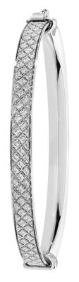 Atemberaubender 925 Sterling Silber Baby - Klappbar Armreif - 5 Gramm