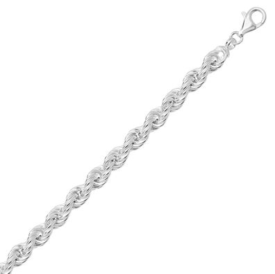 Wunderschön 925 Sterling Silber 9mm Damen - Seil Kette - 55.9, 61, 66, 76.2, 81.3cm