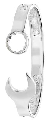 925 Sterling Silber Damen - Armreif - 6.6cm, 31 Gramm