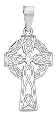 Edler 925 Sterling Silber Kreuz Damen - Anhänger