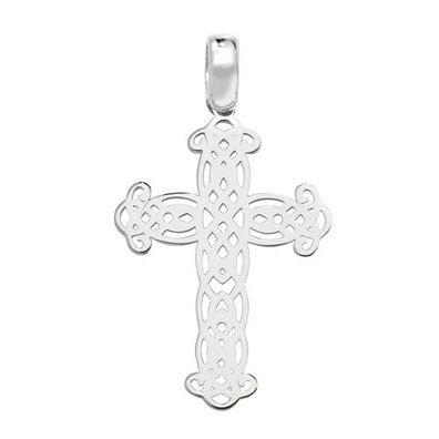 Keltische 925 Sterling Silber Kreuz Damen - Anhänger