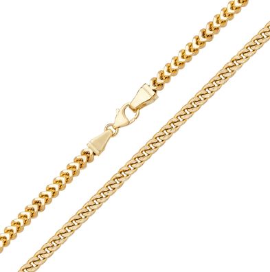 9 ct/Karat Gelb Gold 5mm Damen - Kette - 50.8, 55.9, 61, 66, 76.2, 81.3, 86.4cm