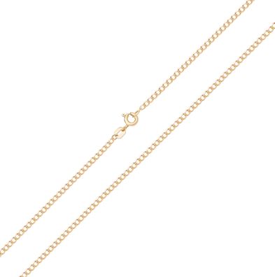 Elegant 9 ct/Karat Gelb Gold Damen - Panzer Kette - 40.6, 45.7, 50.8, 55.9, 61cm