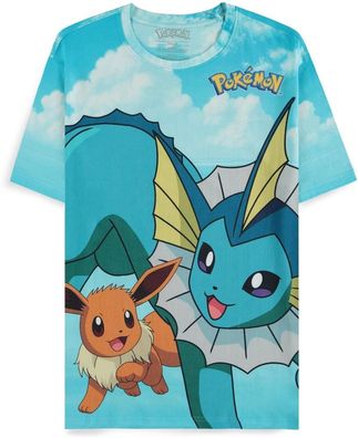 Pokémon - Eevee Evolutions Digital AOP Short Sleeved T-shirt