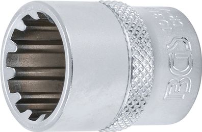 Steckschlüssel-Einsatz Gear Lock | Antrieb Innenvierkant 10 mm (3/8") | SW 16 mm BGS