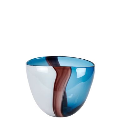 Lambert Manikpur Vase blau, erry, eiß H20,5 cm D25,5x20cm 17536