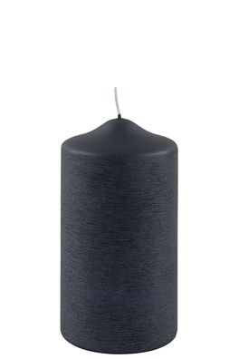 Fink CANDLE Stumpenkerze, ebürstet, lueberry Höhe 15, Ø 8cm 123187