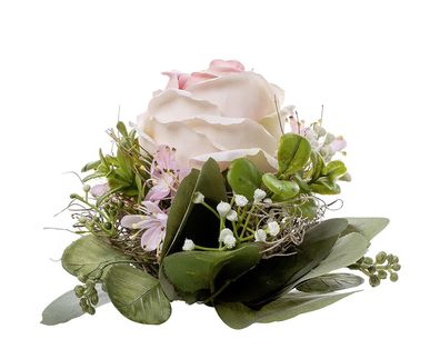 Fink TESSA Bouquet, osen, reme-rose H.15cm, .15cm