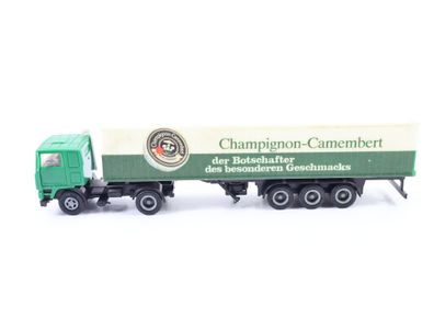 Albedo H0 74698 Modellauto LKW Volvo Sattelzug "Champignon-Camembert" Grün 1:87