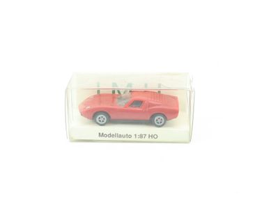 I.M.U. H0 Modellauto PKW Lamborghini-Miura rot 1:87