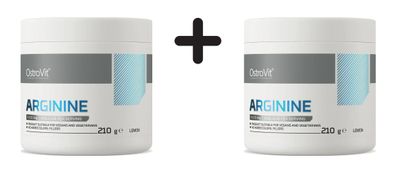 2 x OstroVit Arginine Powder (210g) Lemon