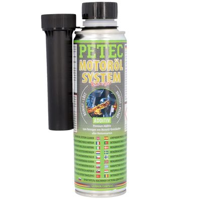 Petec Motorreiniger Öl 300ml Motoröl-System Reiniger Additiv Motorspülung Zusatz