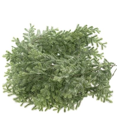 GASPER Weihnachtsgirlande Mini-Taxus Grün geeist 169 cm - Kunstpflanzen