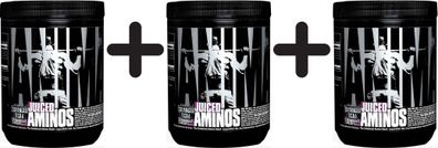 3 x Animal Juiced Aminos, Strawberry Limeade - 358g