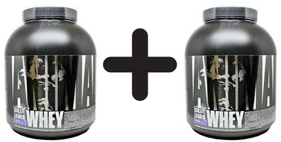 2 x Animal Whey, Vanilla - 2300g