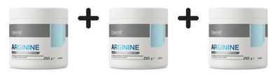 3 x OstroVit Arginine Powder (210g) Lemon