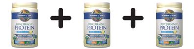 3 x RAW Organic Protein, Vanilla - 624g