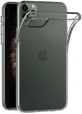 Wisam® Apple iPhone 11 Pro Max 6.5" Silikon Case Schutzhülle Hülle Transparent