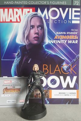 MARVEL MOVIE Collection #72 Black Widow Figurine (Avengers: Infinity War) Eaglemoss