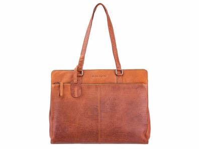 Dimagini Leder Laptoptasche DM384008 Aktentasche Kroko-Optik