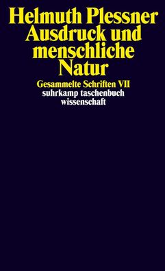 Ausdruck und menschliche Natur, Helmuth Plessner