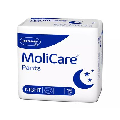 MoliCare Pants Night Größe M - 15 Stück | Packung (15 Stück)