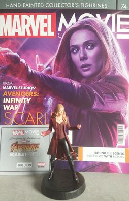 MARVEL MOVIE Collection #74 Scarlet Witch Figurine (Avengers: Infinity War) Figurine