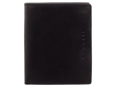 Bugatti ALDO Scheintasche 49113801 Hochformat wallet with flap schwarz