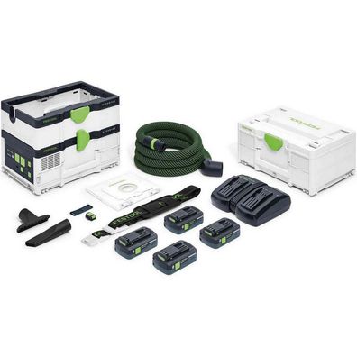 Festool Akku Absaugmobil 576944 Cleantec CTLC SYS HPC 4,0 I-Plus Set Sauger 36V