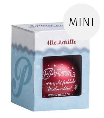 Prinz Christbaumkugel mit Prinz Alte Marille 4cl (41 % Vol., 0,04 Liter) (41 % Vol.,