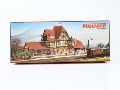 Vollmer 3510 H0 Gebäude-Bausatz Bahnhof Fachwerk Neuffen 1:87