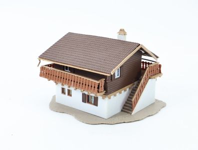 Vollmer 49253 H0 Gebäude "Haus Enzian" Wohnhaus Berghaus Gasthaus 1:87