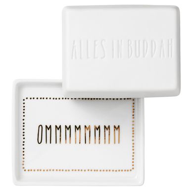 Butterdose klein "ALLES IN BUDDHA / Ommmmmmmm" Räder Design