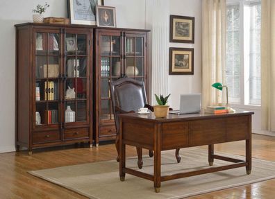 Büro Schreibtisch + Sessel Schreibtische Tisch Holztisch Stuhl Tische Neu 2Tlg