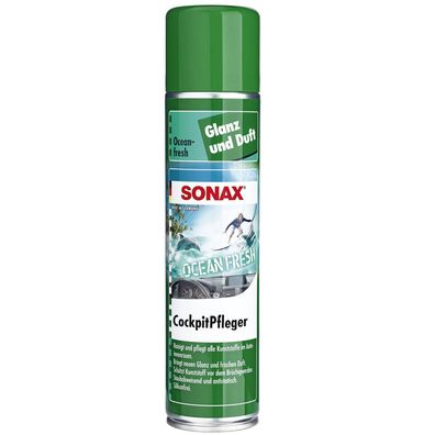 Sonax Cockpit-Pfleger 400ml Spray Glanz Kunststoff-Pflege Reiniger Reinigung KFZ