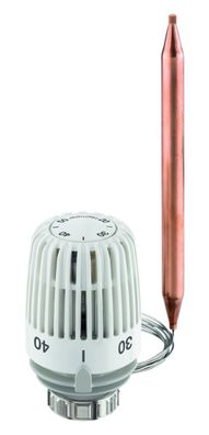 Heimeier Thermostat-Kopf mit Wärmeleitsockel und Spiralfeder, 20 -50 Grad 2m 6402
