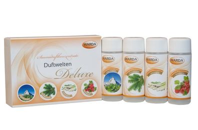 Warda Sauna Set Duftwelten Deluxe 4 X 100 ml