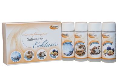 Warda Sauna Set Duftwelten Exclusiv 4 X 100 ml