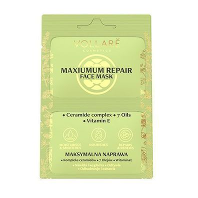 Vollare Gesichtsmaske Maximum Repair, 2x5ml