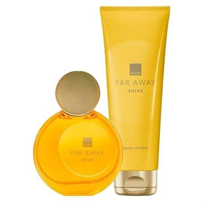 Avon Far Away Shine Set aus Eau de Parfum und Bodylotion, 50 ml Neuheit