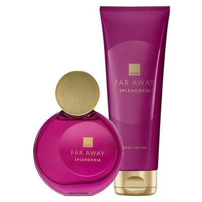 Avon Far Away Splendoria Set aus Eau de Parfum Spray und Bodylotion