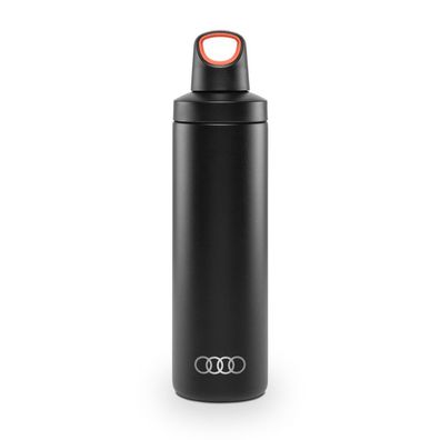 Original Audi Sport Wasserflasche Trinkflasche Isolierflasche schwarz 3292400600