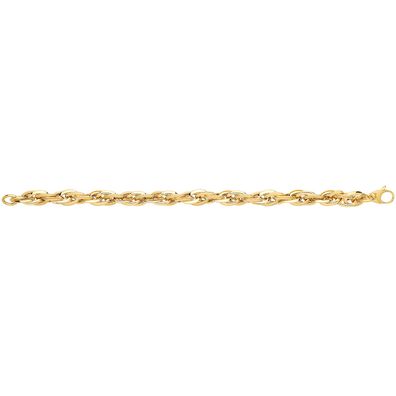 Atemberaubendes 9 ct/Karat Gelb Gold Damen - Armband - 19.1cm, 6 Gramm
