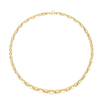 Stylische 9 ct/Karat Gelb Gold Damen - Halskette - 43.2cm, 8 Gramm