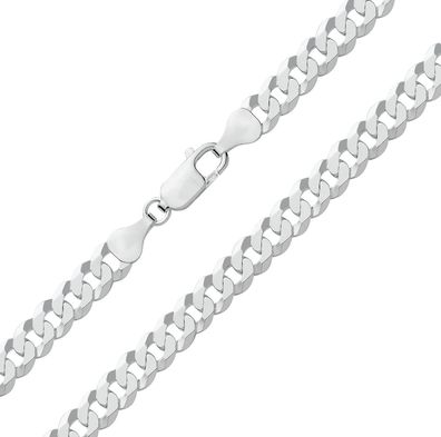 925 Sterling Silber 7mm Panzer Kette - 45.7, 50.8, 55.9, 61, 66, 71.1, 76.2cm