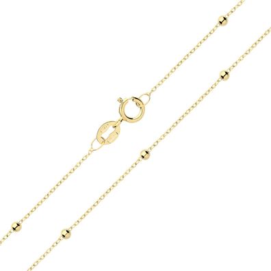 Klassisches 9 ct/Karat Gelb Gold Damen - Armband - 17.8cm