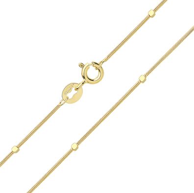 Chic 9 ct/Karat Gelb Gold Damen - Fußkette - 25.4cm