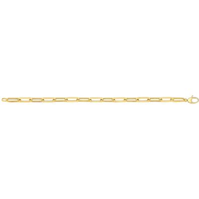 Modisches 9 ct/Karat Gelb Gold Damen - Link Armband - 19.1cm