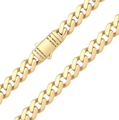 9 ct/Karat Gelb Gold Herren - Panzer Kette - 55.9, 61cm