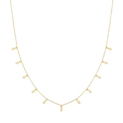 Stylische 925 Sterling Silber Damen - Halskette - 45.7cm